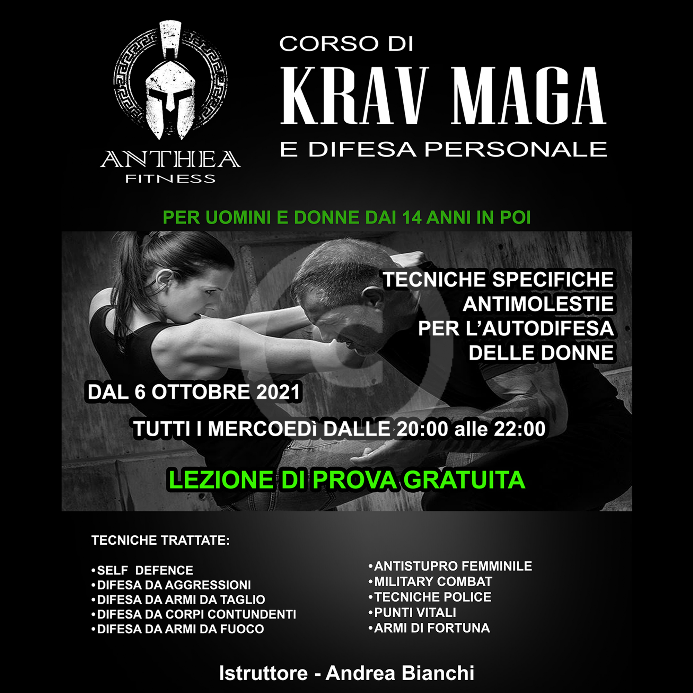 Corso di krav maga con andrea bianchi